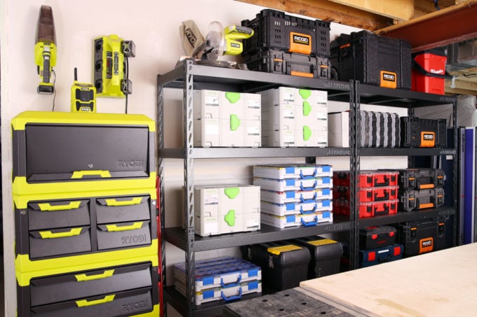 business equipment storage and organizational tools